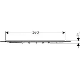 Geberit Setaplano Rechteck-Duschwanne, 154.286.11.1