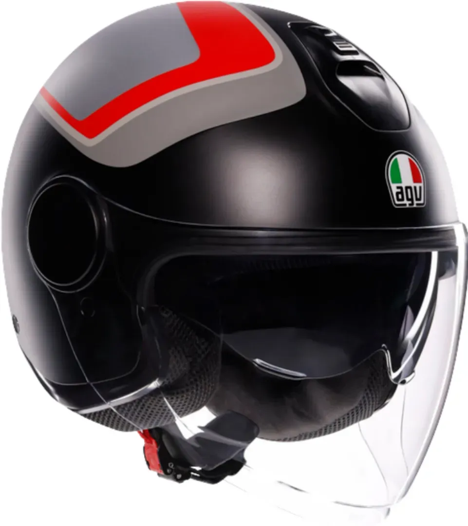 AGV Eteres Scaglieri Jethelm, grau-silber, Größe XS für Männer
