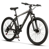 ZREE Mountainbike 26 Zoll Mountainbike Aluminium geeignet ab 150 cm Scheibenbremse, 21 Gang Shimano, Kettenschaltung, (Shimano 21 Gang-Schaltung, Hardtail, Jungen-Fahrrad & Herren-Fahrrad, 1-tlg., Kettenschaltung, Aluminium Rahmen), für Damen und Herren 150 - 180 cm MTB Hardtail Fahrrad