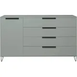 Mäusbacher Highboard »Bonnie TOPSELLER", Highboard mit Drahtgestell grün