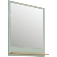 Xora Badezimmerspiegel, Eiche, Pastellgrün, rechteckig, 60x74.5x15.5 cm, Ablage, Badezimmer, Badezimmerspiegel, Badspiegel