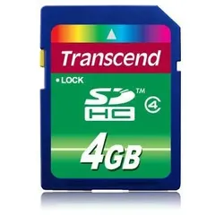 Transcend TS4GSDHC4 Speicherkarte 4 GB