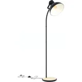 EGLO Stehlampe Lubenham Schwarz-Braun