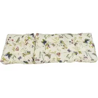 Dekoleidenschaft Auflage Sommerwiese 120x40 cm, Bankauflage 8 cm dick,
