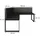 Vicco Sitzbank, Esszimmer-eckbank Ravon, Schwarz, 150 x 150 cm