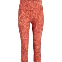 Energetics Damen Tight 3/4 Kapinem II, Größe L in Rot AOP-/RED RUST/RED LI