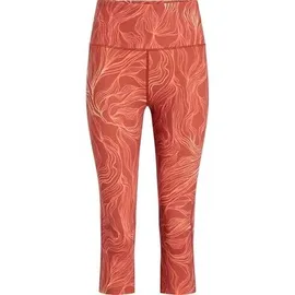 Energetics Damen Tight 3/4 Kapinem II, Größe L in Rot AOP-/RED RUST/RED LI