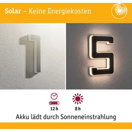 Paulmann Hausnummernleuchte 15 Schwarz