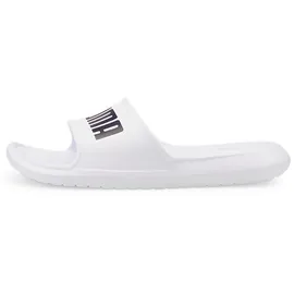 Puma Divecat v2 Lite Slide Sandal, White Black, 46