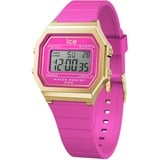 ICE-Watch - Ice Digit Retro Barbie pink - Rosa Damenuhr mit Plastikarmband - 022527 (Small)