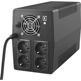 Trust Paxxon Unterbrechungsfreie Stromversorgung (USV), 1,5 kVA 900 W 4 AC-Ausgänge