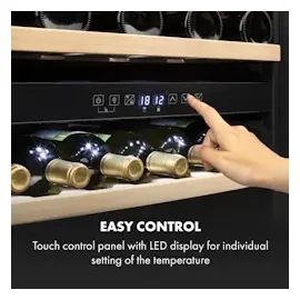 Klarstein Vinsider 36 Weinkühlschrank 2 Kühlzonen 5-22°C 94l Edelstahl