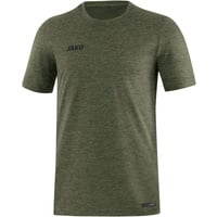 Jako T-Shirt Premium Basics khaki meliert, M