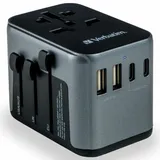 Verbatim Uni.Travel Adapt.UTA-03 USB-C 30W 2xUSB-C 2xUSB-A 49545