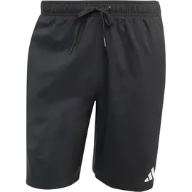 adidas 3-Streifen 8-Inch Badeshorts Black / White XL