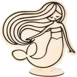 Creativ Company Deko-Figur, Meerjungfrau, H 18 cm, 1 Stk