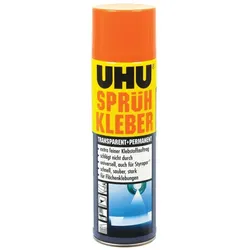 UHU Sprühkleber, permanent, transparent, 500 ml