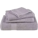 vidaXL Saunatuch 80 x 200 cm grau 2 St.