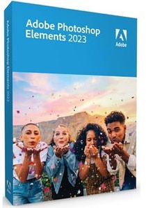 Adobe Grafiksoftware Photoshop Elements 2023, Windows/Mac, Lizenz, Vollversion