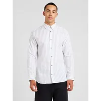 JACK & JONES Bushwick Stanley Langarmhemd White / Stripe