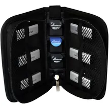 MediaRange BOX98 Speicherkarte-Gehäuse 3 Karten Nylon Schwarz