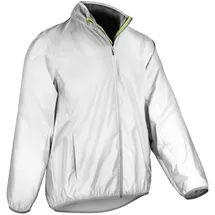 Spiro Unisex Sportjacke \Luxe Reflectex Hi-Vis\" Sweatjacke S266X neon white M