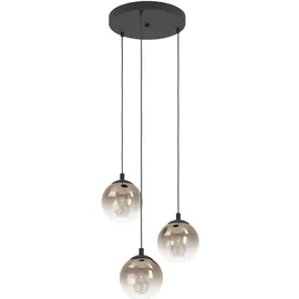 EGLO Ariscani 3-flg. Ø 42,5 cm rund schwarz