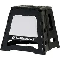 Polisport Motorradständer klappbar Schwarz/Weiß