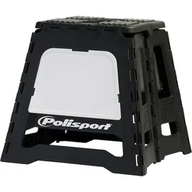 Polisport Motorradständer klappbar Schwarz/Weiß