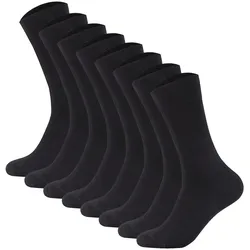 Kurzsocken CAMANO "Socken 8er Pack", Herren, Gr. 39-42, schwarz, Obermaterial: 97% Baumwolle CO. 3% Elasthan EL., Socken