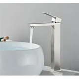 Edelstahl-waschtischarmatur, Aufsatzwaschtischarmatur, Mischbatterie Für Warm- Und Kaltwasser, Einhebel-waschtischarmatur