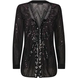 GOLDNER Chiffonbluse schwarz 40