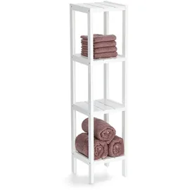 Zeller Standregal mit 4 Ablagen MDF 22 cm x 22 cm x 92 cm Weiß