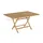 sunny smart® Perth Gartentisch 140 x 95 x 75 cm Teakfarben