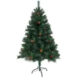 Svita Weihnachtsbaum künstlich Tannenzapfen und Beeren inkl. Ständer 150cm