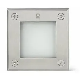 FARO LED-Einfahrtsleuchte Edelstahl 9,5 x 9,5 cm 3W 3000K 160lm schwarz