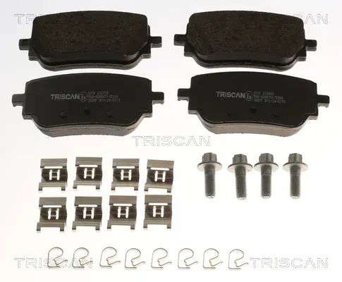 TRISCAN Bremsbelagsatz, Scheibenbremse 8110232003 für Mercedes