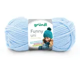 120 Wolle Funny Chenille Blau 100 g