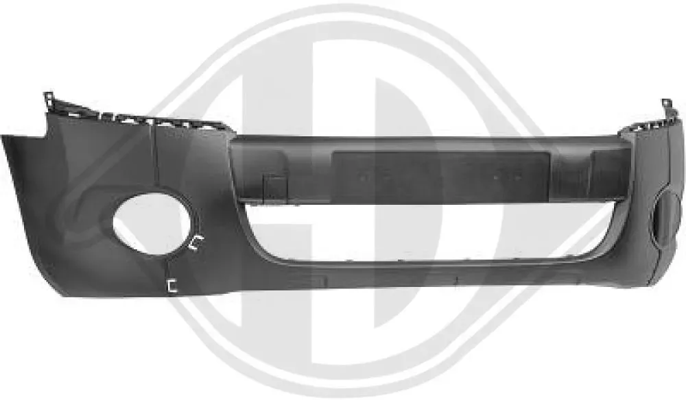 DIEDERICHS Stoßfänger 4213850 vorne für Peugeot