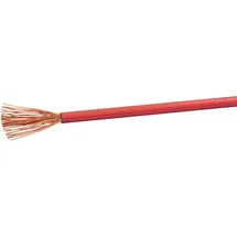 VOKA Kabelwerk H05VK075RT Schlauchleitung H05V-K 1 x 0.75 mm2 Rot 100 m