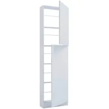 VCM Fulisa XL 50 x 180 x 17 cm 2 Drehtüren / weiß