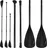 TRIZAND Paddel 2in1 163–229 cm Aluminium Schwarz