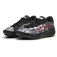 Puma All-Pro Nitro Media Day Basketballschuhe 01 - PUMA black/PUMA white/for all time red 41