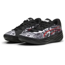 Puma All-Pro Nitro Media Day Basketballschuhe 01 - PUMA black/PUMA white/for all time red 41