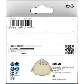 Bosch Deltaschleifpapier-Set 93 mm 10 Stück 60/80/100/120/180