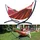 Potenza Hängematte XXL 220 x 160 cm Rot/Grau