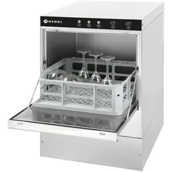 Hendi Gläserspüler 40X40 elektromechanische Steuerung mit Laugenpumpe