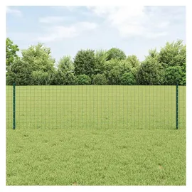 vidaXL Zaunpfosten 60 x 60 cm Grün/Stahl