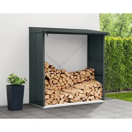 Hörmann Kaminholzregal Elegant Typ 2 Metall 181 x 103 x 198 cm anthrazit