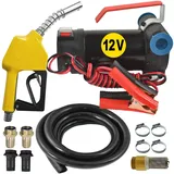 AMUR Dieselpumpe Ölpumpe Heizölpumpe Biodiesel Selbstansaugend Diesel Star Dieselpumpe mit Anschliss 12V (Set Dieselpumpe 160-12V mit Paket 2)